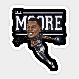 D.J. Moore Chicago Cartoon Sticker